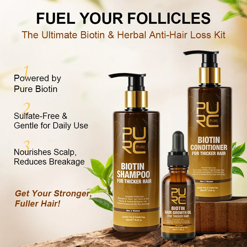 PURC Biotin Hair Growth Set